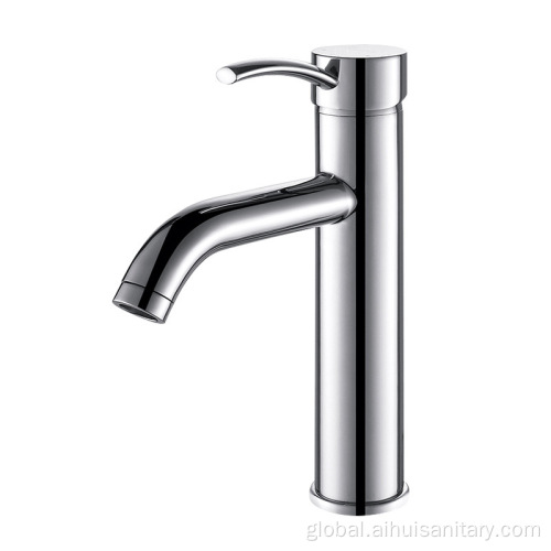 Single Basin Faucet Single Lever Single Hole Brass Basin Mixer Supplier